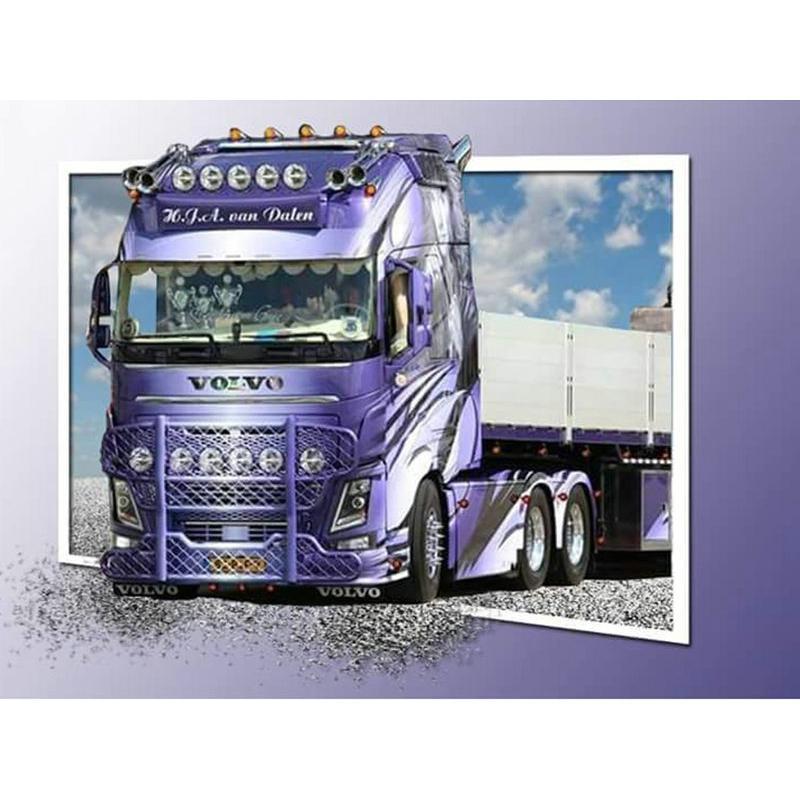 Purple Truck Diamond Pain...