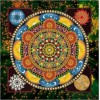 Mandala Blue And Yellow Diamond Painting Kit