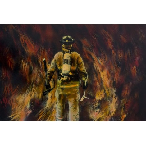 5d Fireman Firefighter Diamond Painting Kit Premium-25