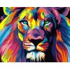 Lion Colors Full Diamond Painting Kit