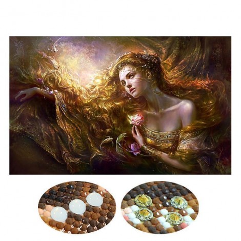 Special Shaped Beauty Lady Diamond Painting Kit