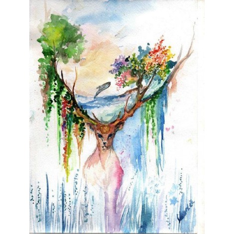 Watercolor Nature Diamond Painting Kit
