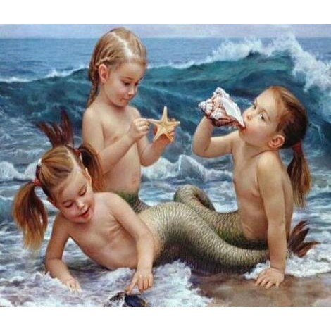 Mermaid Girls Diamond Painting Kit