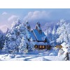 Cabin White Diamond Painting Kit