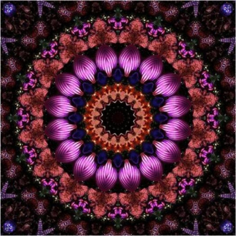 Mandala Purple Diamo...