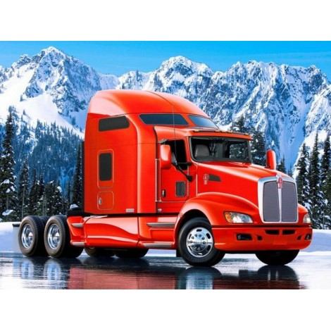 Red Truck Ice Diamond Painting Kit