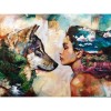 Wolf And Girl Diamond Painting Kit