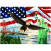 Eagle Liberty Statue Diamond Painting Kit