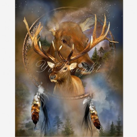 Spirit Of The Elk Diamond Painting Kit