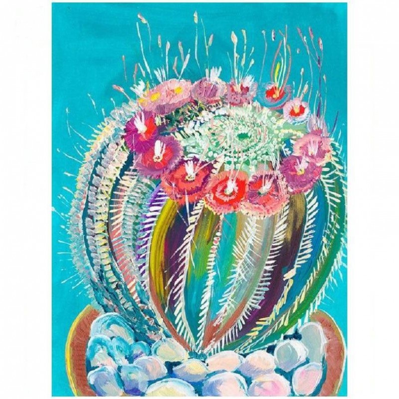 Watercolor Cactus Di...