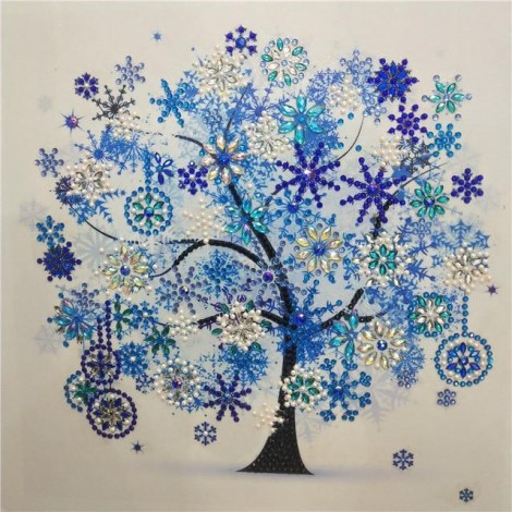 Special Shaped Flower Tree Diamond Painting Kit