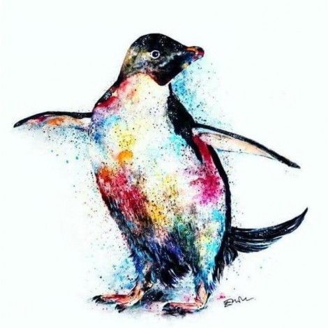 Painting Penguin Diamond Painting Kit
