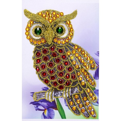 Owl Special Shapes Diamond Painting Kit