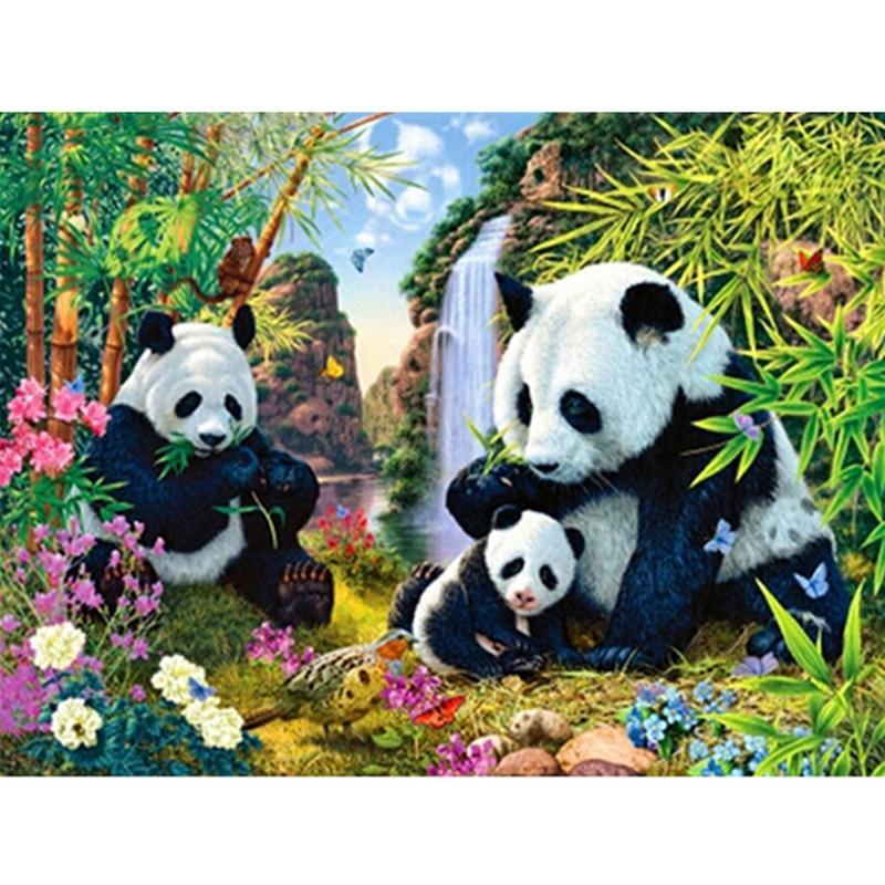 Panda Family Diamond...