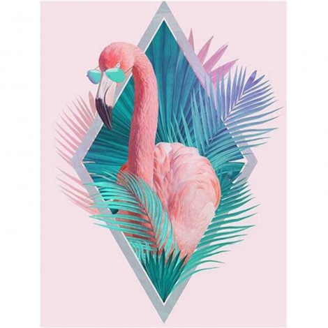 Cool Flamingo Diamond Painting Kit