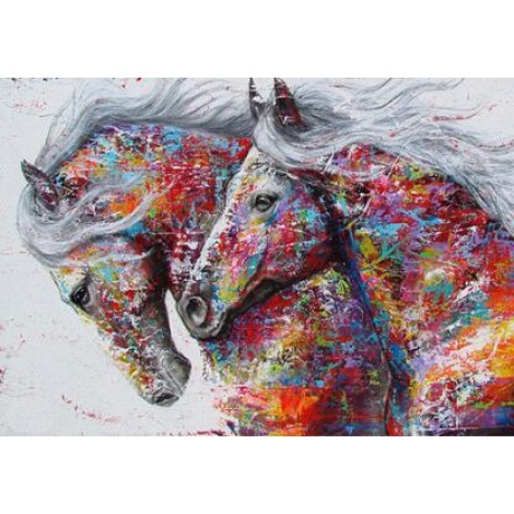 Horses Full Colors Diamond Painting Kit