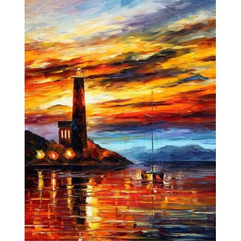 By The Lighthouse 4 Diamond Painting Kit