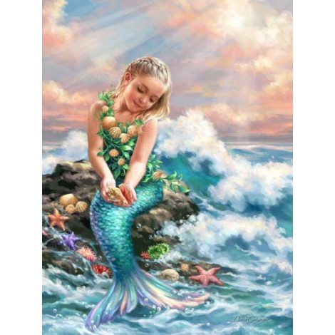 Little Mermaid Diamond Painting Kit