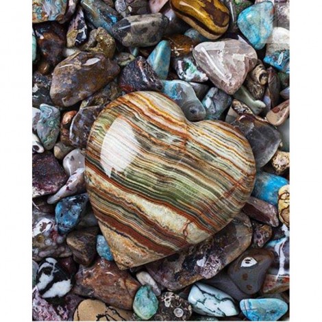 Heart Shaped Diamond Painting Kit