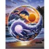 Yin and Yang Dolphins Diamond Painting Kit