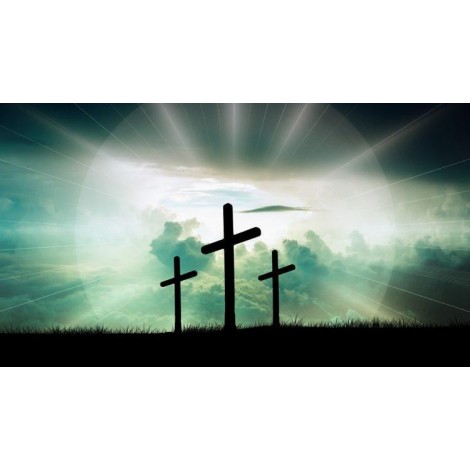 Landscape Cross Diamond Painting Kit