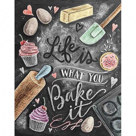 Baking Life is what you bake Diamond Painting Kit
