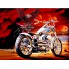 Harley Eagle Flight Diamond Painting Kit