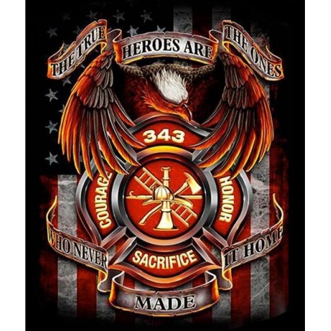 5d Fireman Firefighter Diamond Painting Kit Premium-17
