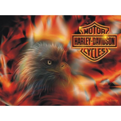 Harley Eagle Diamond Painting Kit
