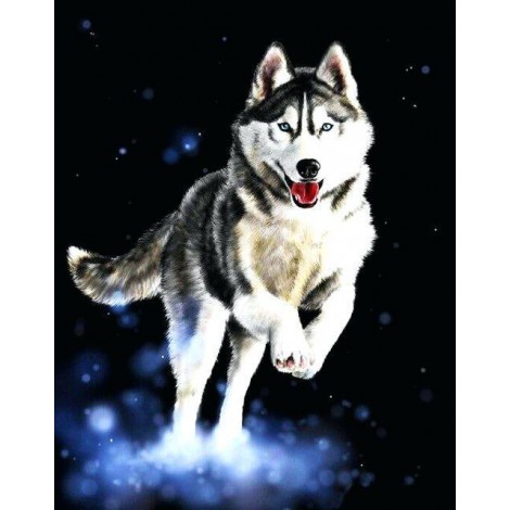 Husky Cut Diamond Painting Kit