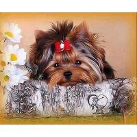 Cute Dog Diamond Painting...
