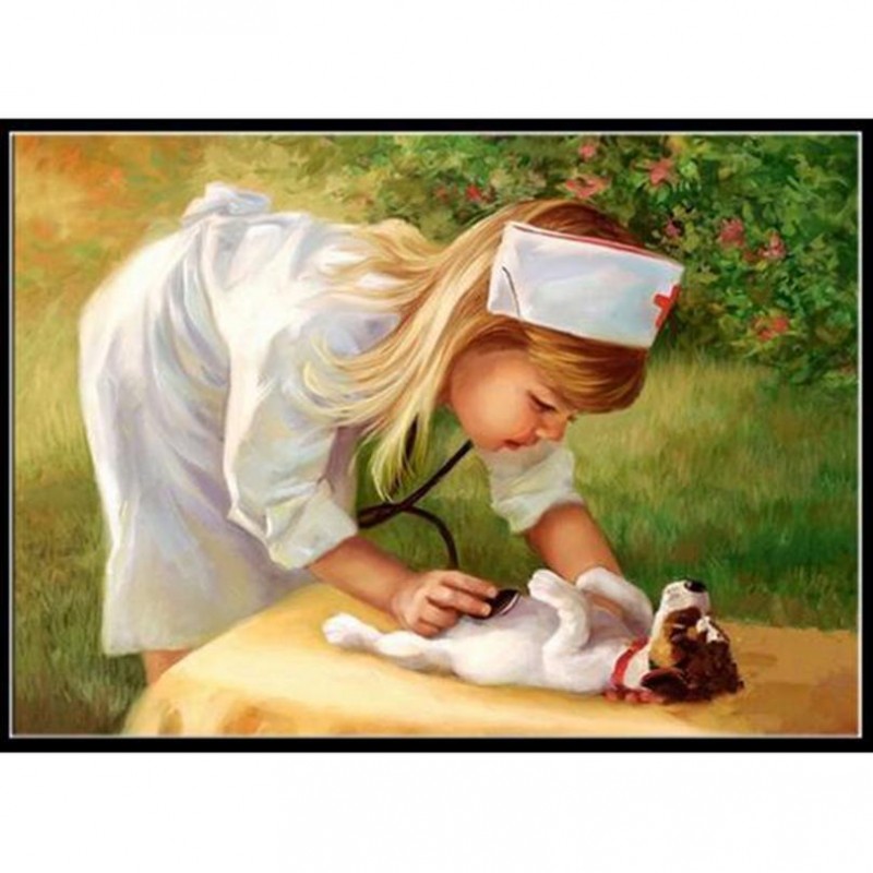 Nurse And Dog Diamon...