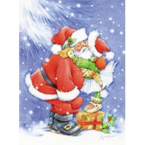 Santas Christmas Hug Diamond Painting Kit
