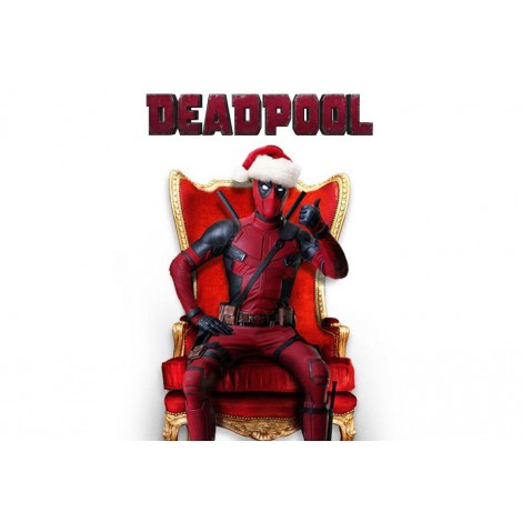 Deadpool Christmas Diamond Painting Kit