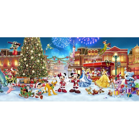 Christmas Mickey Minnie Donald Princesses Diamond Painting Kit