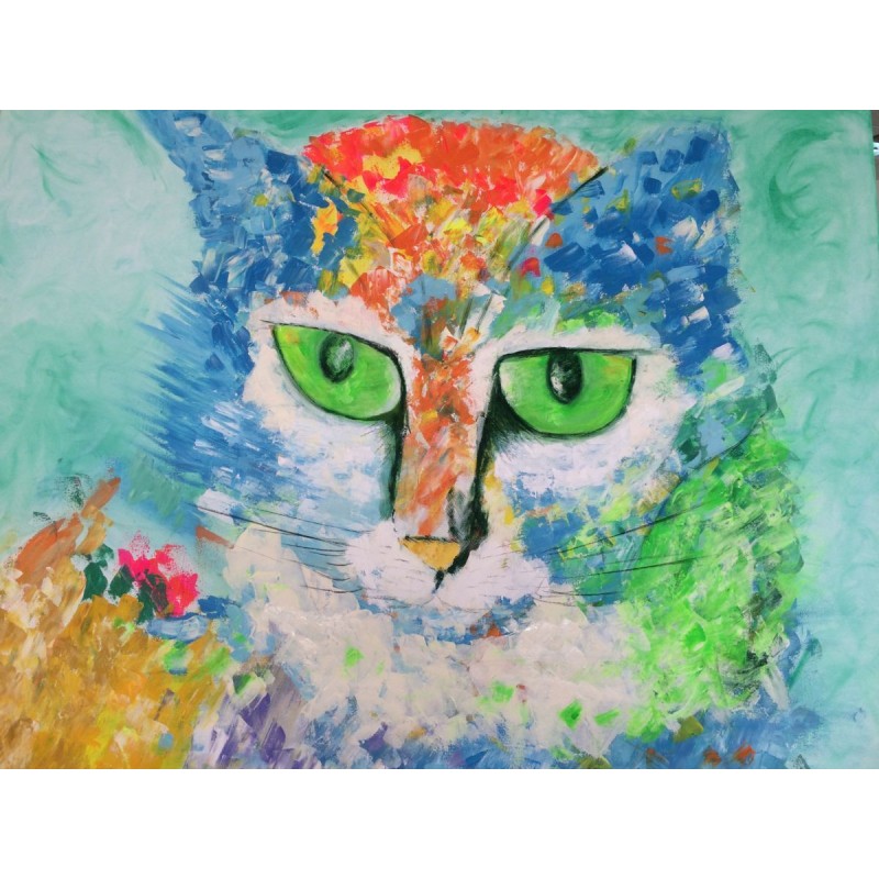 5d Cat Diamond Paint...