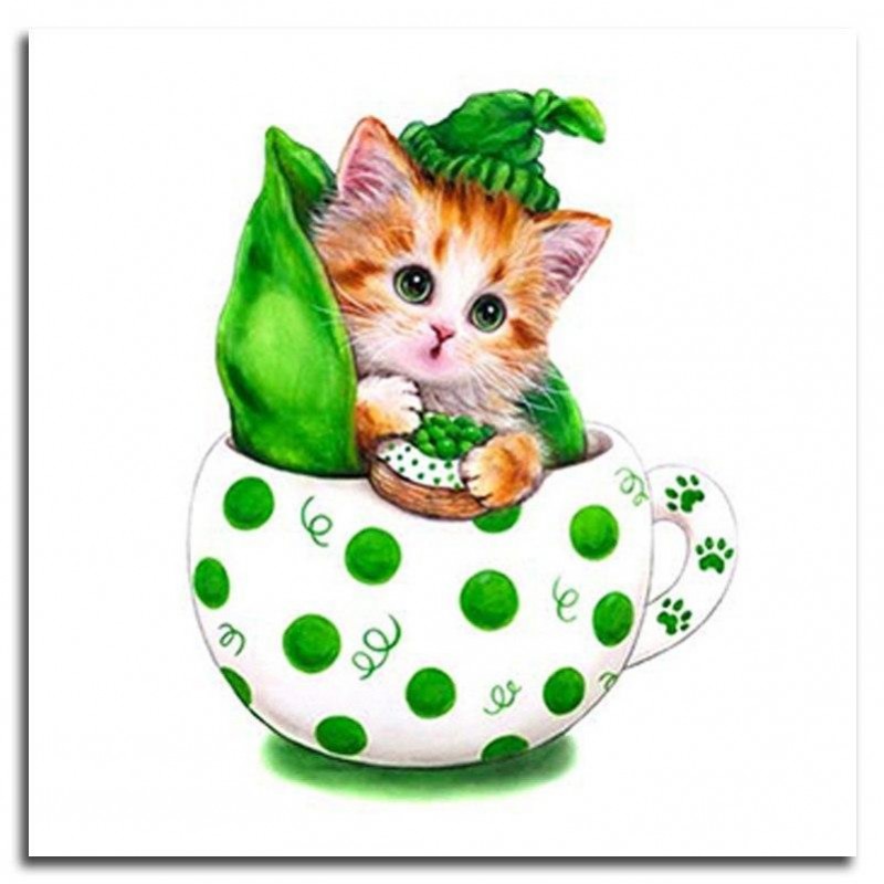 5d Cat Diamond Paint...