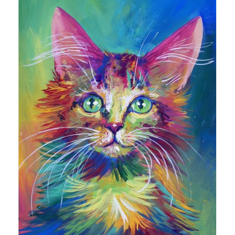 5d Cat Diamond Paint...