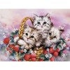 Cat In The Basket Diamond Painting Kit