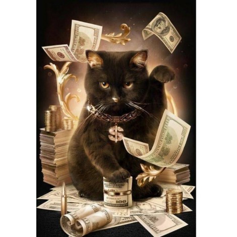 5d Cat Diamond Painting Kit Premium-11