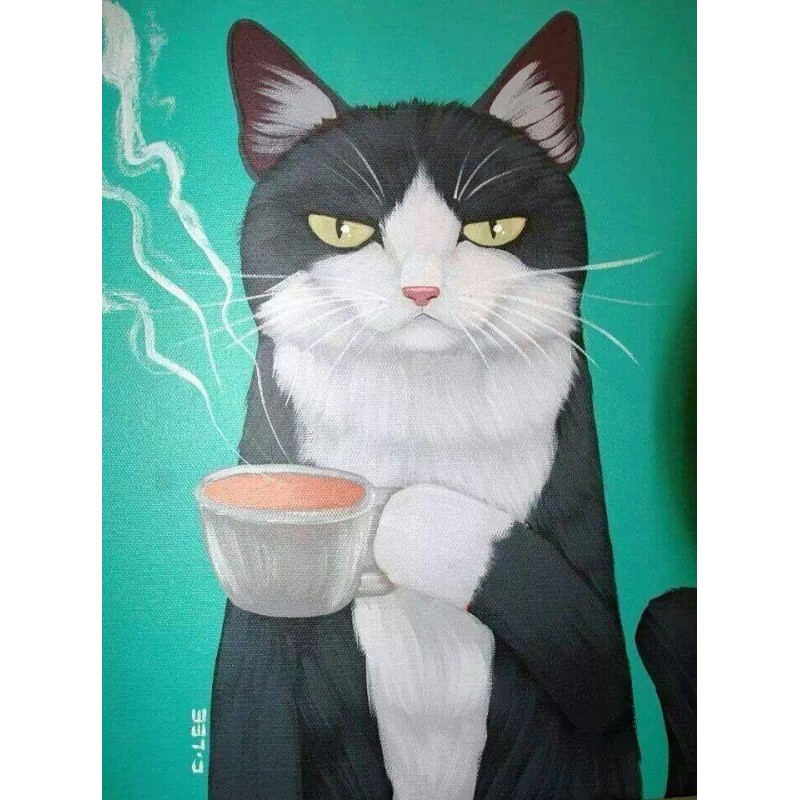 5d Cat Diamond Paint...