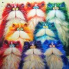 Colorful Cat Diamond Painting Kit