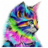 Cat Colors Diamond Painti...