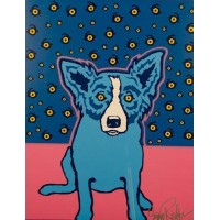 Blue Dog Diamond Painting...